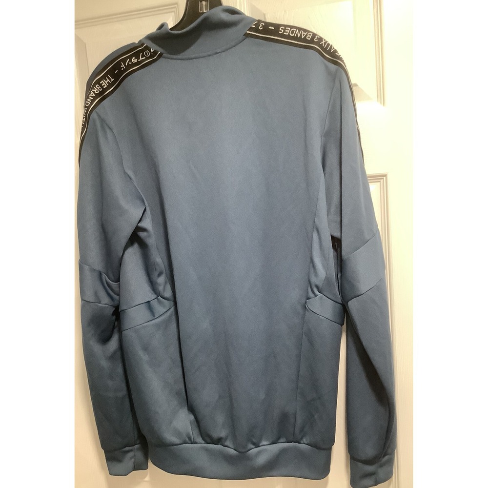 Adidas Original The Brand  With The 3 Stripes Blue  Jacket Mens Size Small - Picture 3 of 4